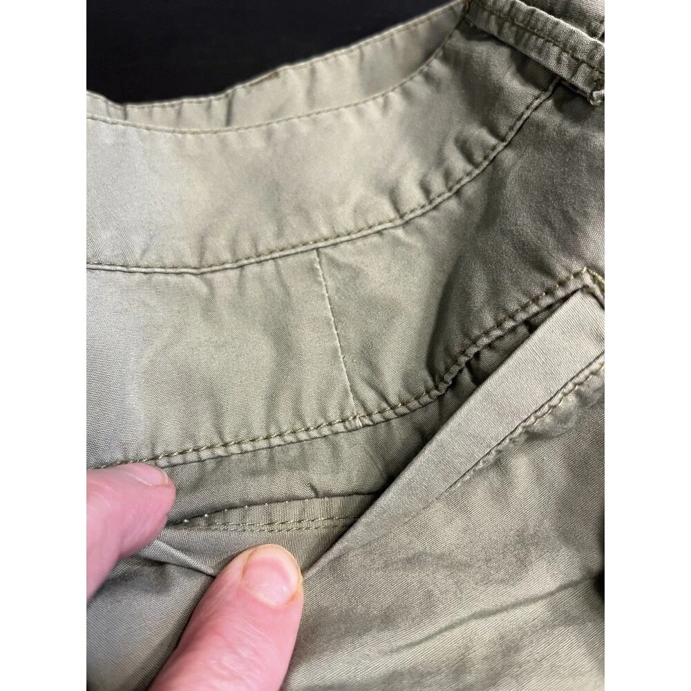 Lauren Ralph Lauren Light Olive Green Cargo Hiking Shorts Sz 10